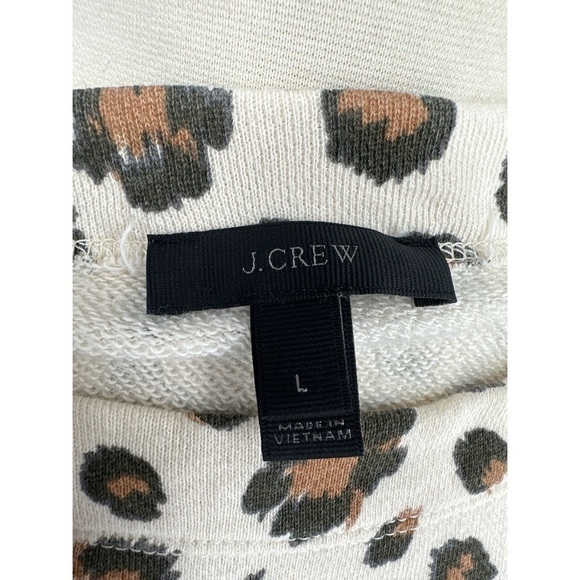 J Crew Animal Print Long Sleeve Sweatshirt - Picture 6 of 11